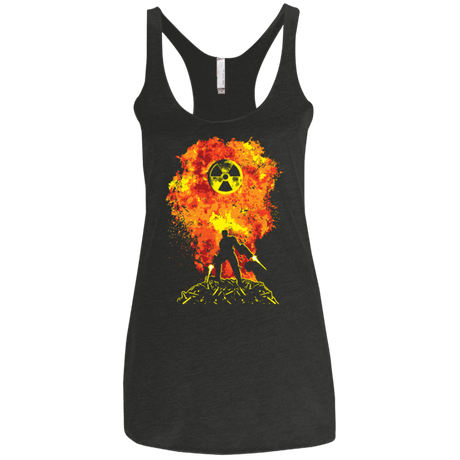 T-Shirts Vintage Black / X-Small Nuke 'Em All Women's Triblend Racerback Tank
