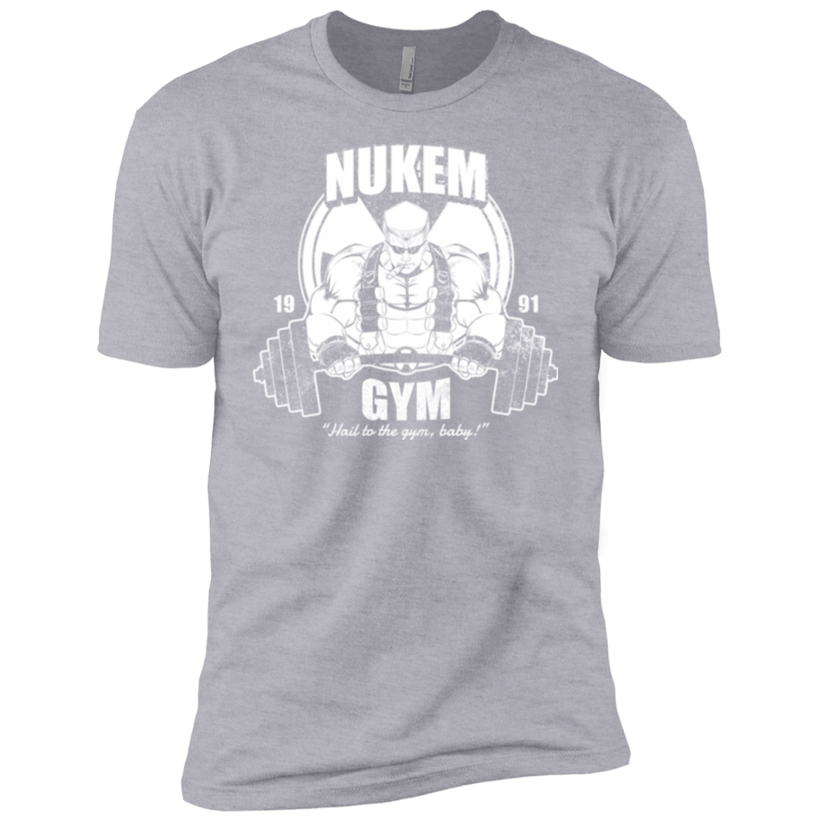 T-Shirts Heather Grey / YXS Nukem Gym Boys Premium T-Shirt