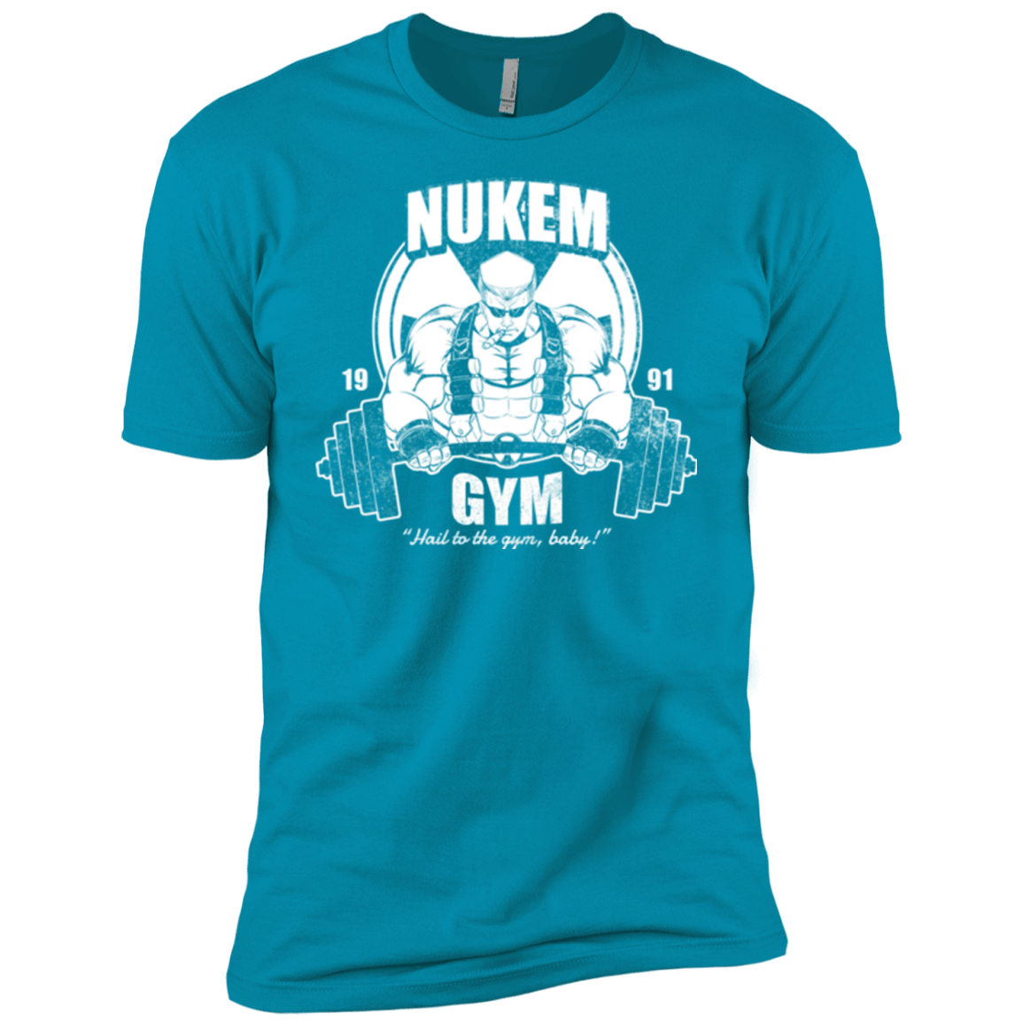 T-Shirts Turquoise / YXS Nukem Gym Boys Premium T-Shirt