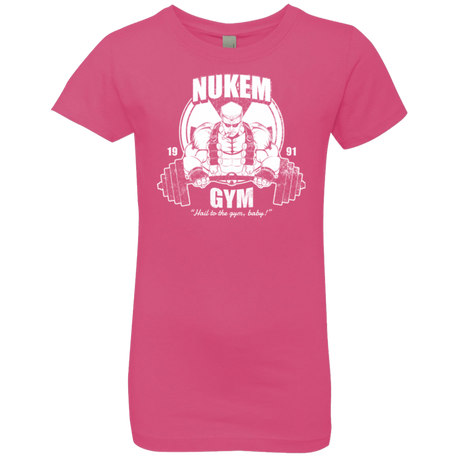 T-Shirts Hot Pink / YXS Nukem Gym Girls Premium T-Shirt