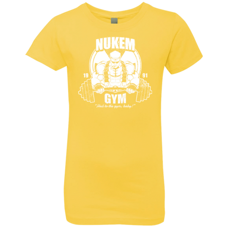 T-Shirts Vibrant Yellow / YXS Nukem Gym Girls Premium T-Shirt
