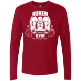 T-Shirts Cardinal / Small Nukem Gym Men's Premium Long Sleeve