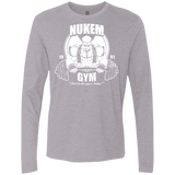 T-Shirts Heather Grey / Small Nukem Gym Men's Premium Long Sleeve