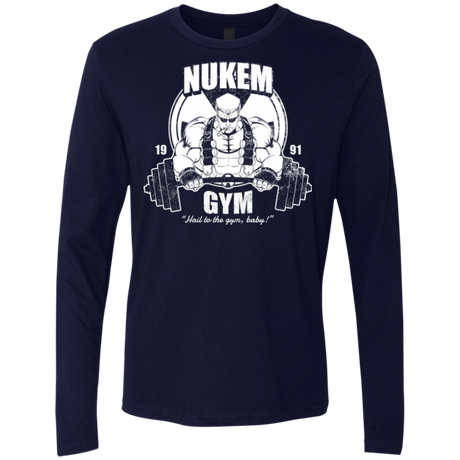 T-Shirts Midnight Navy / Small Nukem Gym Men's Premium Long Sleeve