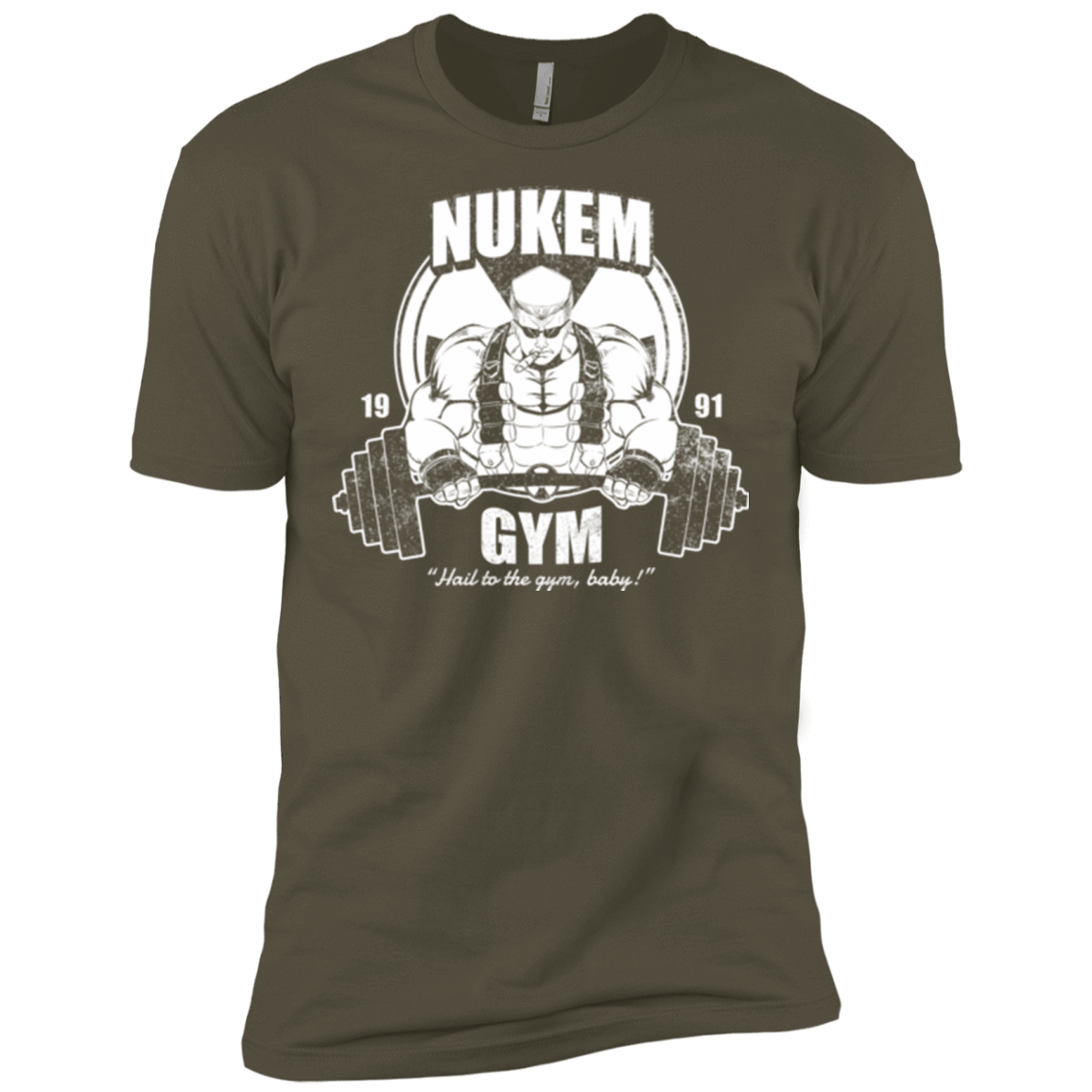 T-Shirts Military Green / X-Small Nukem Gym Men's Premium T-Shirt