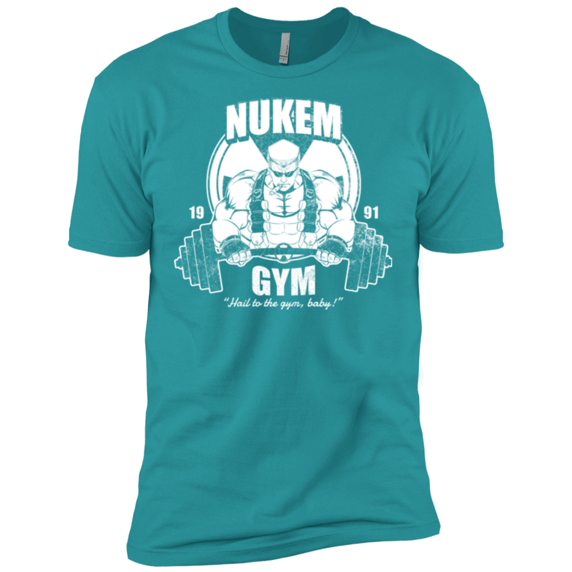 T-Shirts Tahiti Blue / X-Small Nukem Gym Men's Premium T-Shirt