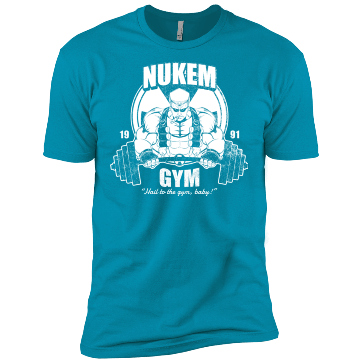 T-Shirts Turquoise / X-Small Nukem Gym Men's Premium T-Shirt