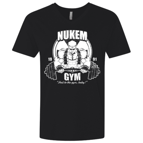 T-Shirts Black / X-Small Nukem Gym Men's Premium V-Neck