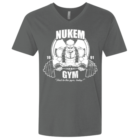 T-Shirts Heavy Metal / X-Small Nukem Gym Men's Premium V-Neck