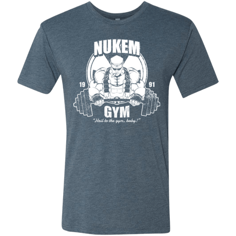 T-Shirts Indigo / Small Nukem Gym Men's Triblend T-Shirt
