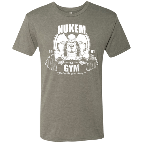 T-Shirts Venetian Grey / Small Nukem Gym Men's Triblend T-Shirt