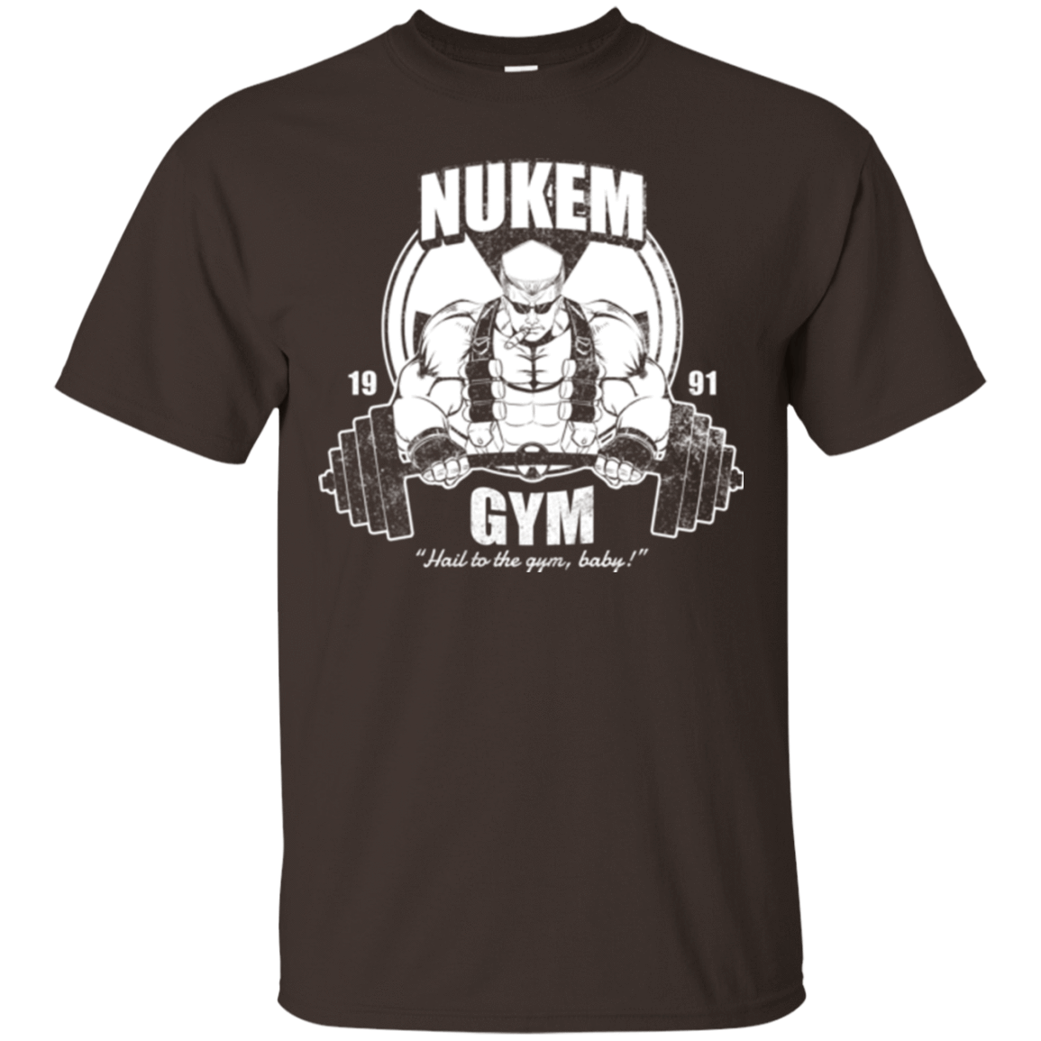 T-Shirts Dark Chocolate / Small Nukem Gym T-Shirt
