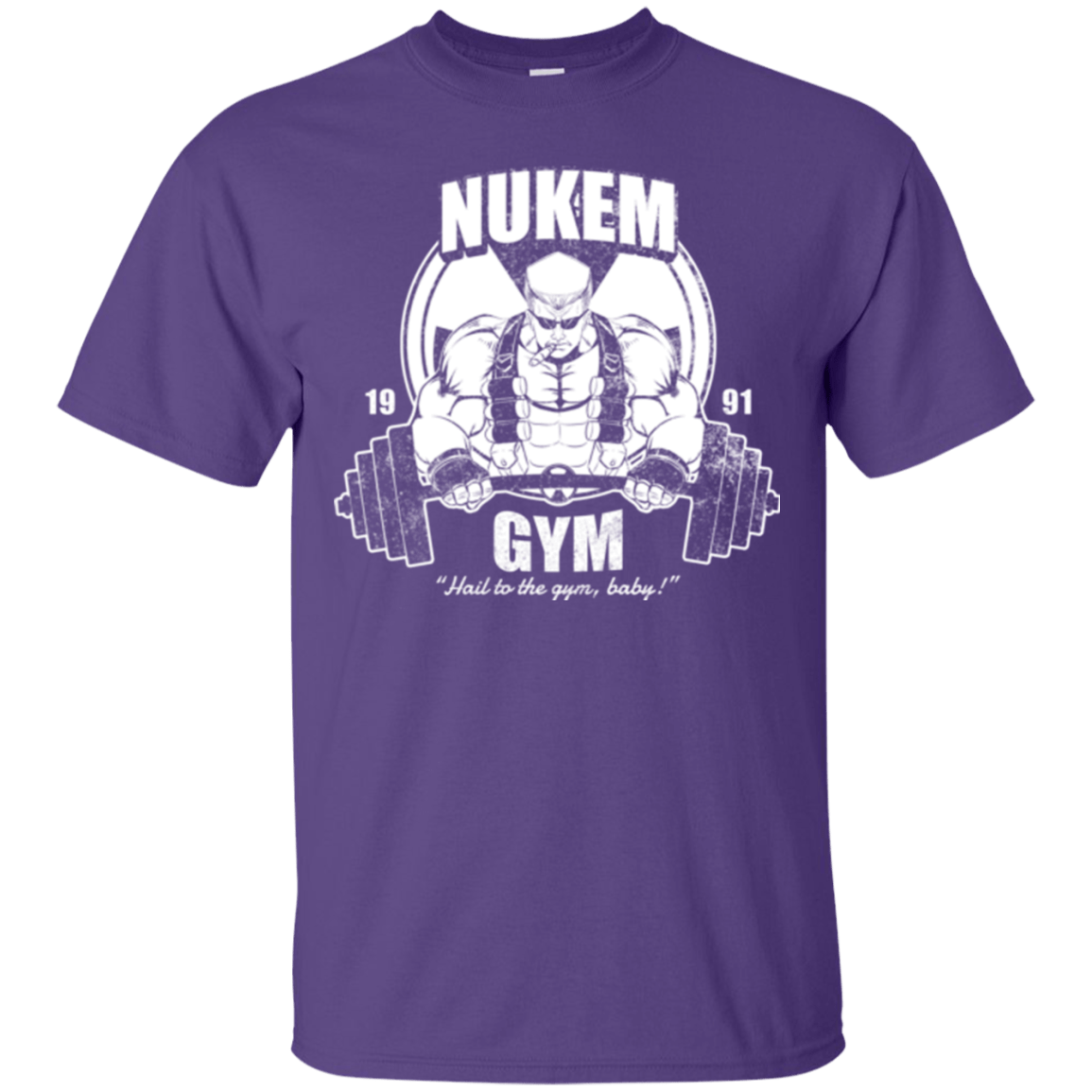 T-Shirts Purple / Small Nukem Gym T-Shirt