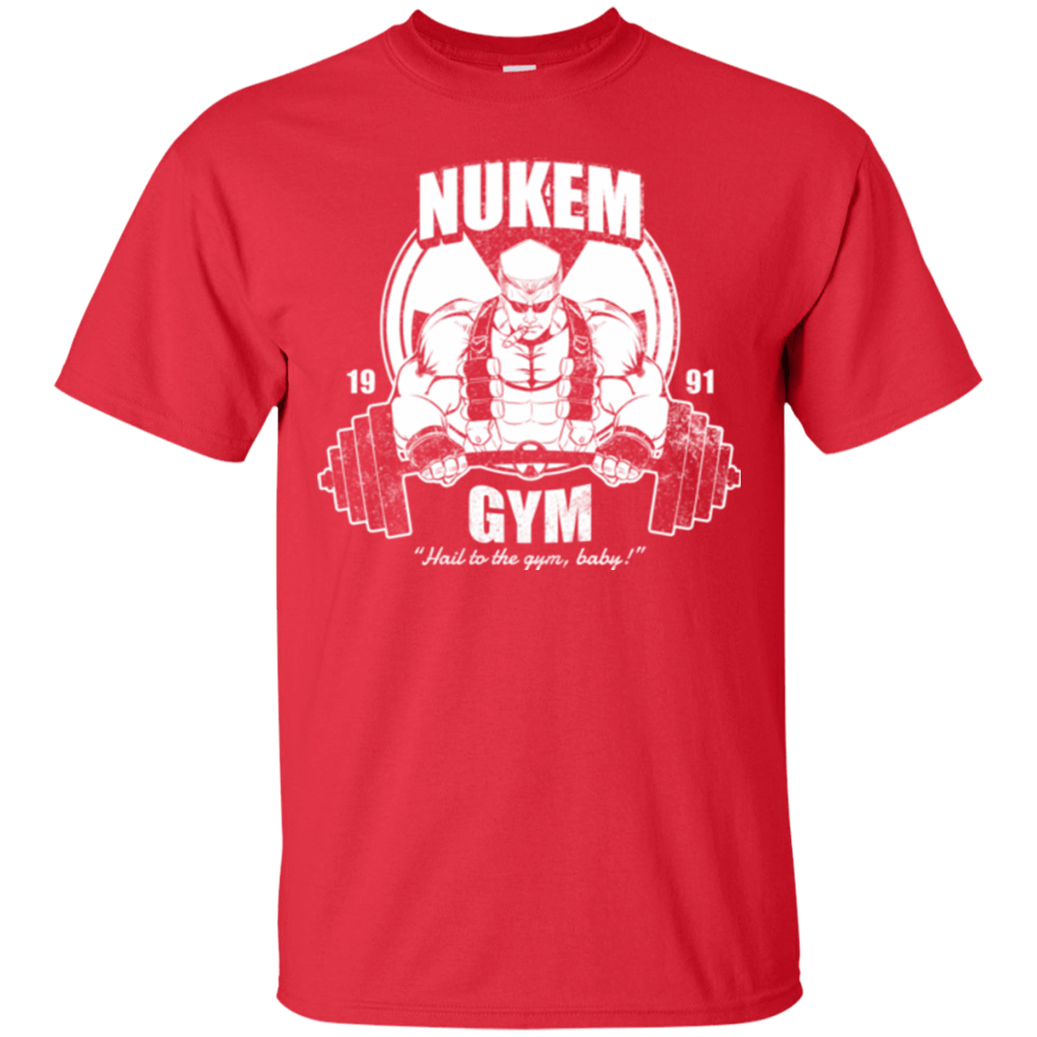T-Shirts Red / Small Nukem Gym T-Shirt