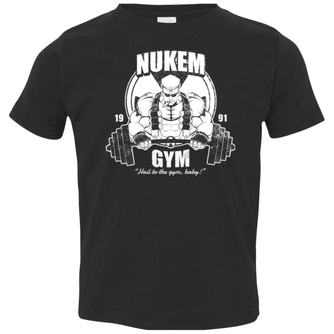 T-Shirts Black / 2T Nukem Gym Toddler Premium T-Shirt