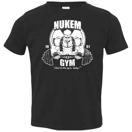 T-Shirts Black / 2T Nukem Gym Toddler Premium T-Shirt
