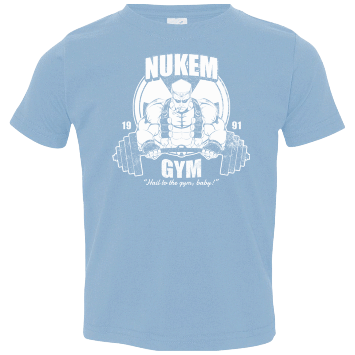 T-Shirts Light Blue / 2T Nukem Gym Toddler Premium T-Shirt