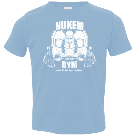 T-Shirts Light Blue / 2T Nukem Gym Toddler Premium T-Shirt