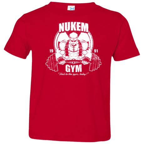 T-Shirts Red / 2T Nukem Gym Toddler Premium T-Shirt