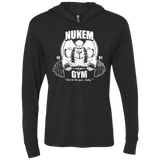 T-Shirts Vintage Black / X-Small Nukem Gym Triblend Long Sleeve Hoodie Tee