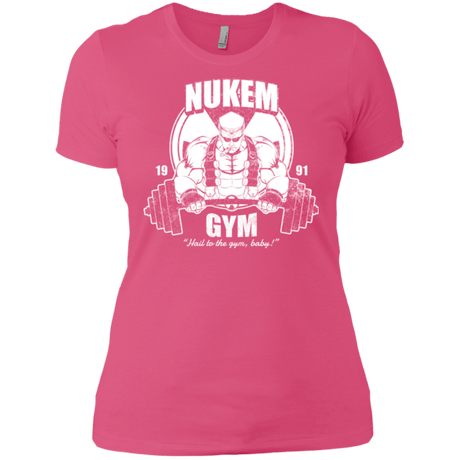 T-Shirts Hot Pink / X-Small Nukem Gym Women's Premium T-Shirt