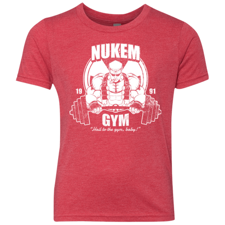 T-Shirts Vintage Red / YXS Nukem Gym Youth Triblend T-Shirt