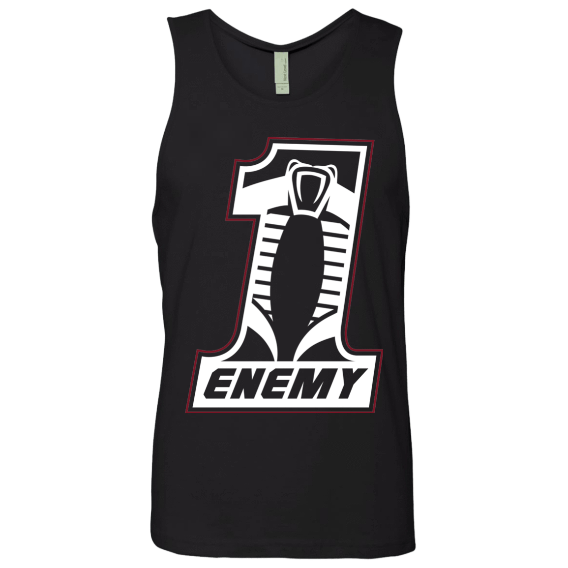 T-Shirts Black / S Number 1 Enemy Men's Premium Tank Top