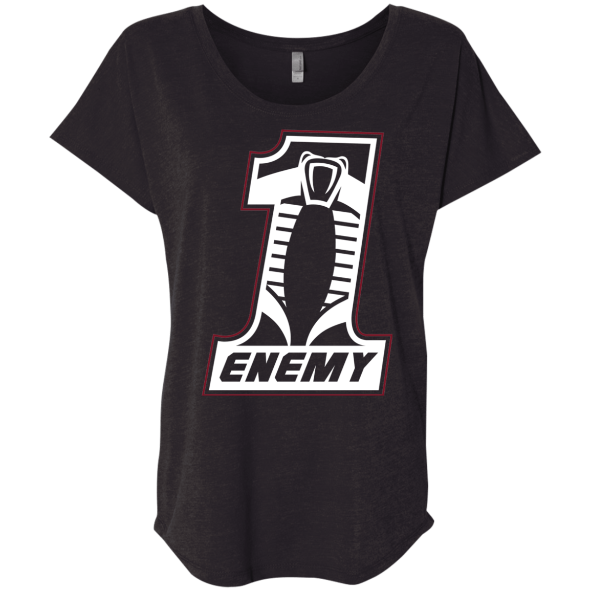 Number 1 Enemy Triblend Dolman Sleeve