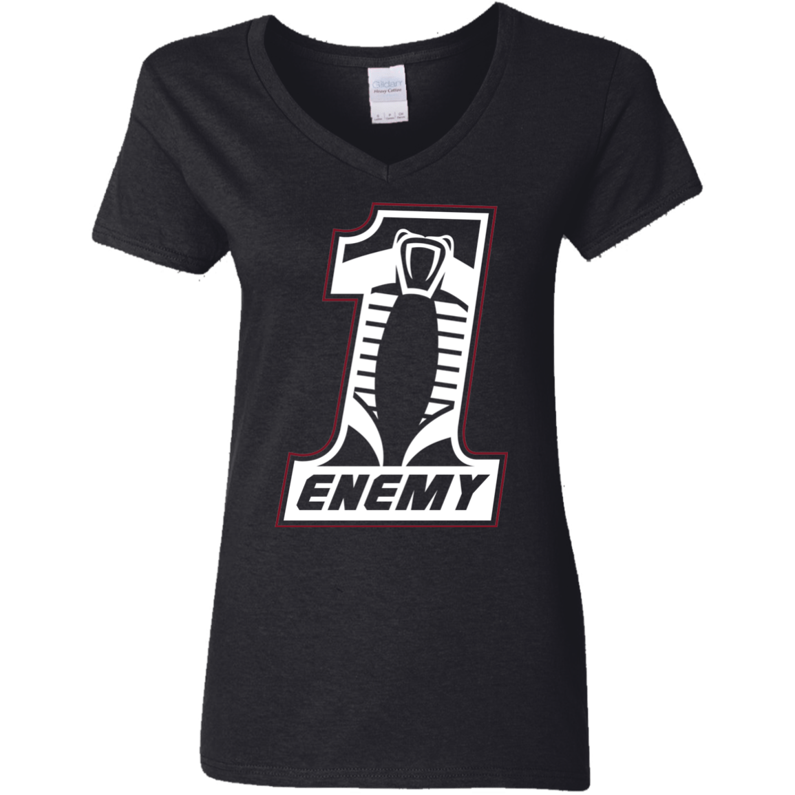 Number 1 Enemy Women's V-Neck T-Shirt