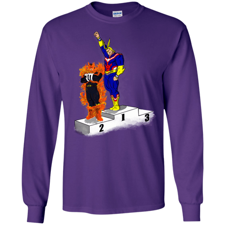 T-Shirts Purple / S Number One Men's Long Sleeve T-Shirt