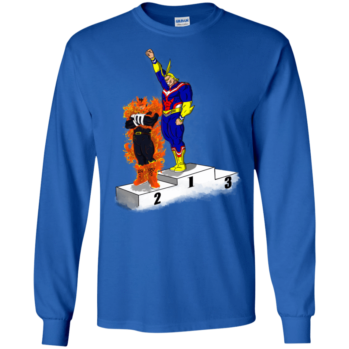 T-Shirts Royal / S Number One Men's Long Sleeve T-Shirt