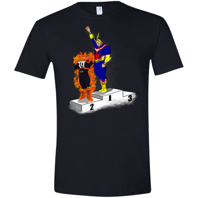 T-Shirts Black / X-Small Number One Men's Semi-Fitted Softstyle