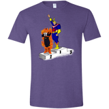 T-Shirts Heather Purple / S Number One Men's Semi-Fitted Softstyle