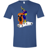 T-Shirts Heather Royal / X-Small Number One Men's Semi-Fitted Softstyle