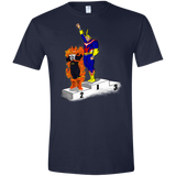 T-Shirts Navy / X-Small Number One Men's Semi-Fitted Softstyle