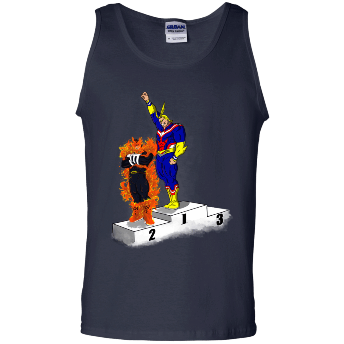 T-Shirts Navy / S Number One Men's Tank Top
