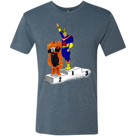 T-Shirts Indigo / S Number One Men's Triblend T-Shirt