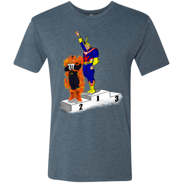 T-Shirts Indigo / S Number One Men's Triblend T-Shirt