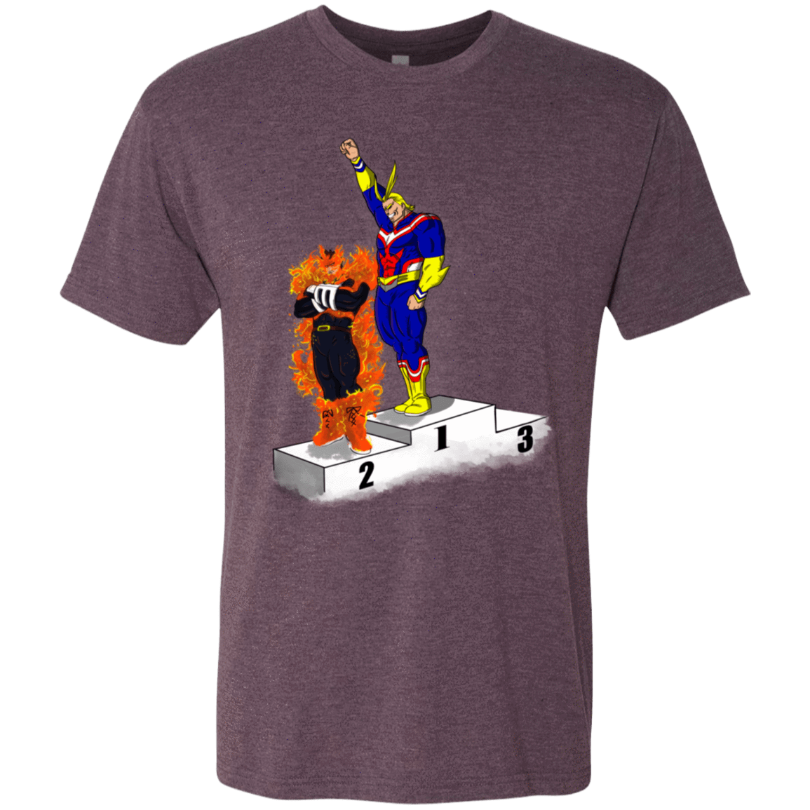 T-Shirts Vintage Purple / S Number One Men's Triblend T-Shirt