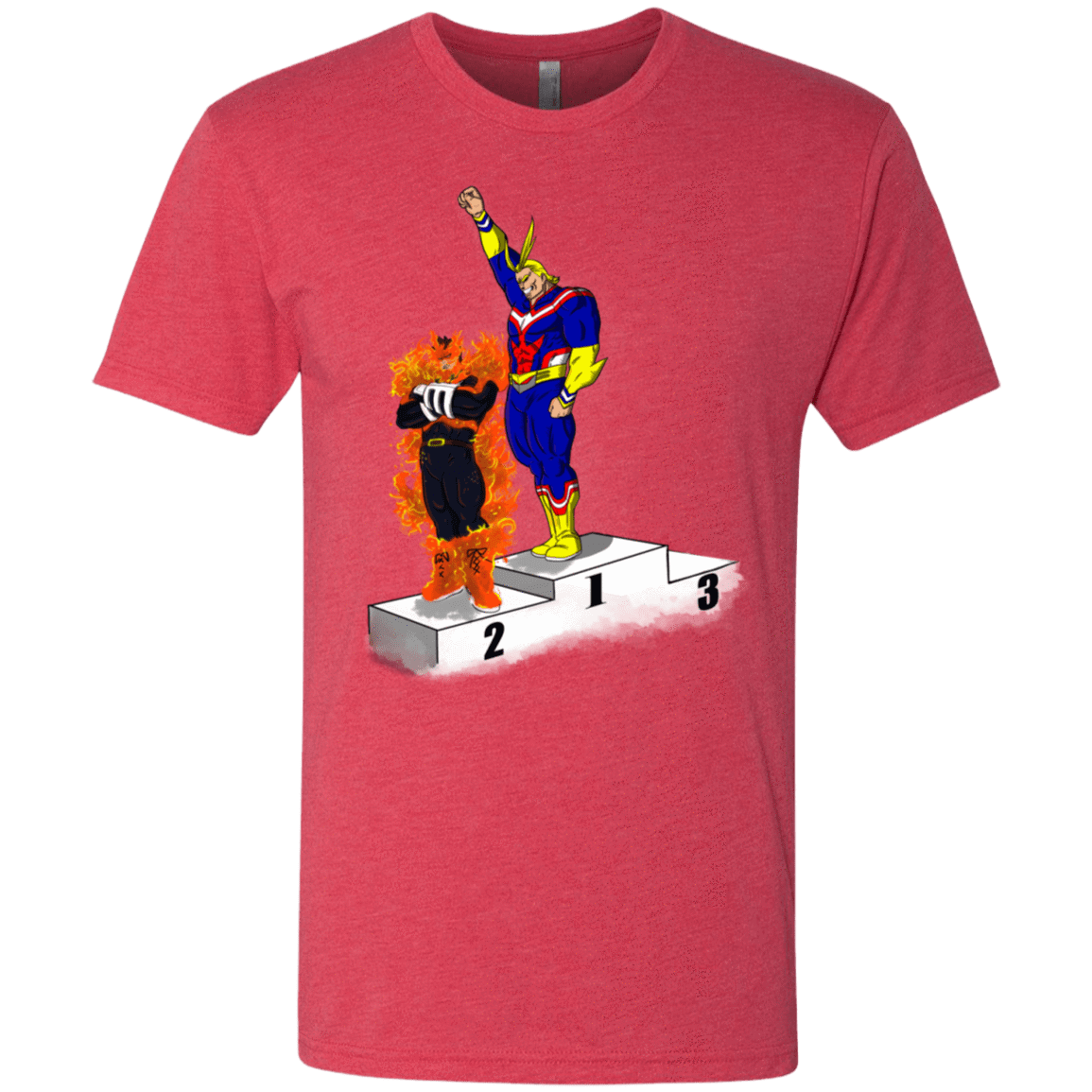 T-Shirts Vintage Red / S Number One Men's Triblend T-Shirt