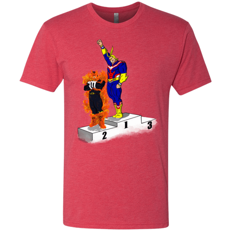 T-Shirts Vintage Red / S Number One Men's Triblend T-Shirt