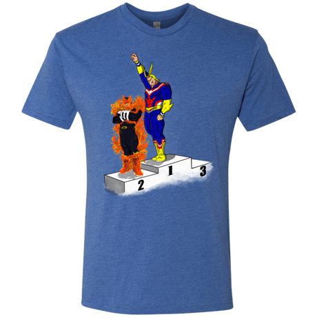 T-Shirts Vintage Royal / S Number One Men's Triblend T-Shirt