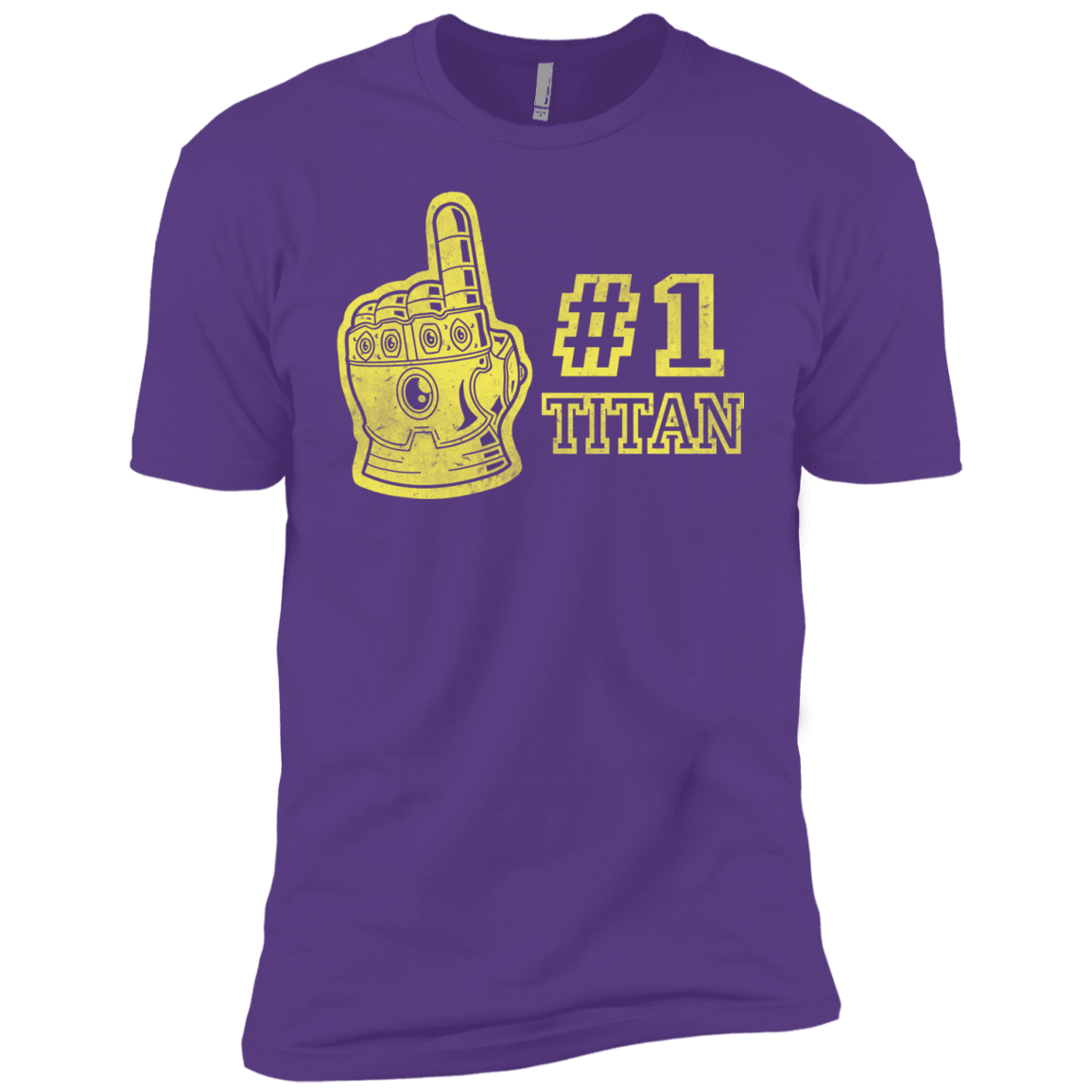T-Shirts Purple Rush / YXS Number One Titan Boys Premium T-Shirt
