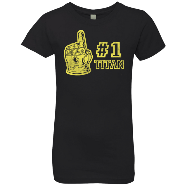T-Shirts Black / YXS Number One Titan Girls Premium T-Shirt