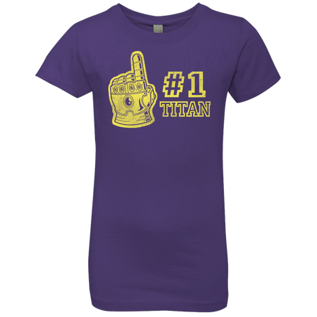 T-Shirts Purple Rush / YXS Number One Titan Girls Premium T-Shirt