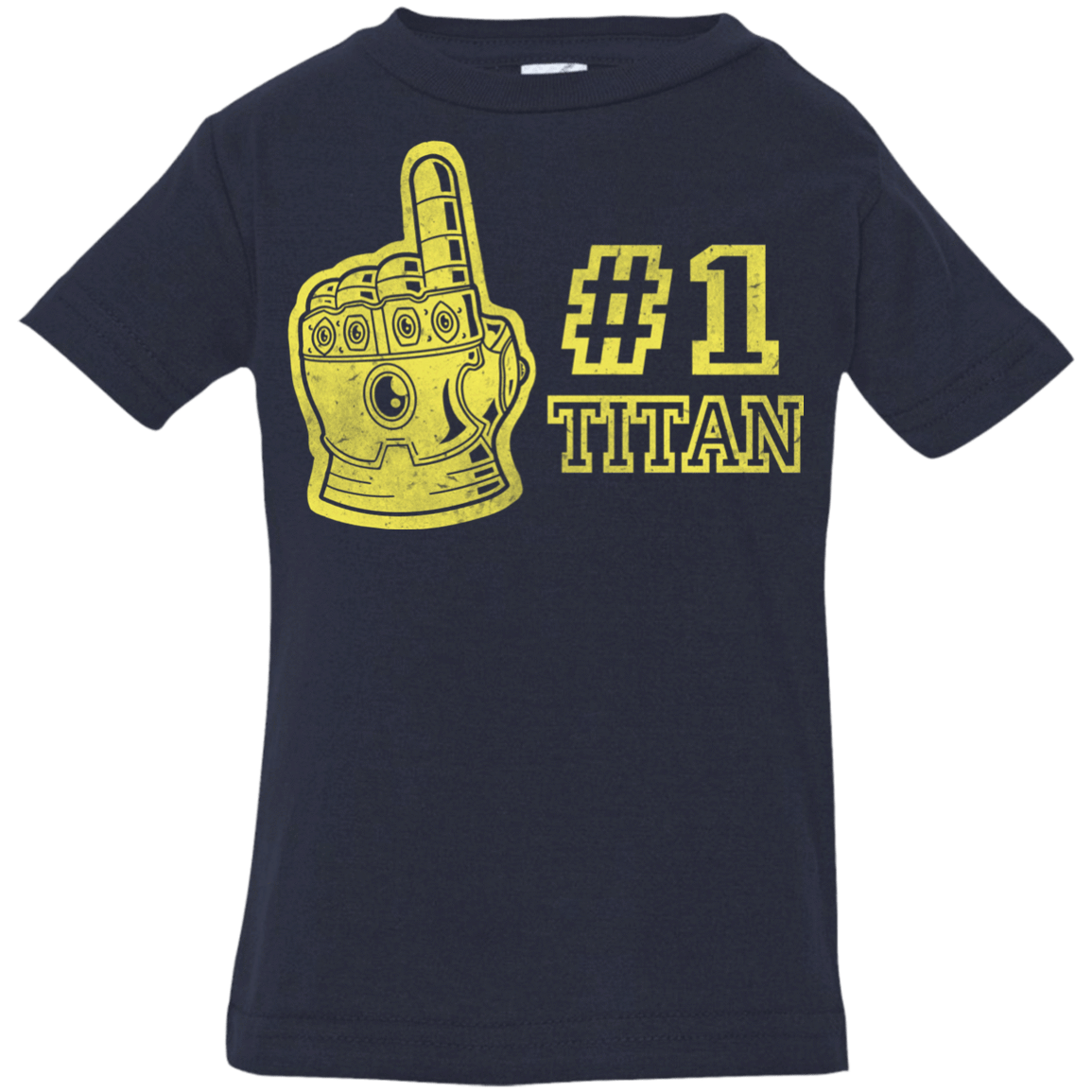 T-Shirts Navy / 6 Months Number One Titan Infant Premium T-Shirt