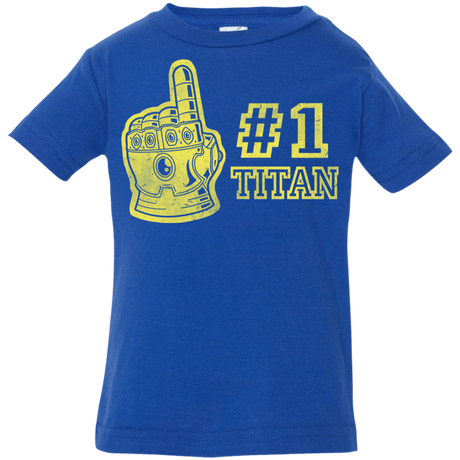 T-Shirts Royal / 6 Months Number One Titan Infant Premium T-Shirt