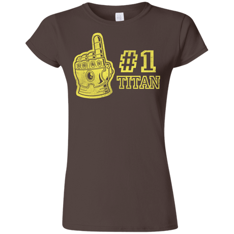 T-Shirts Dark Chocolate / S Number One Titan Junior Slimmer-Fit T-Shirt