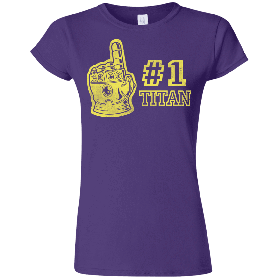 T-Shirts Purple / S Number One Titan Junior Slimmer-Fit T-Shirt