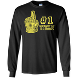 T-Shirts Black / S Number One Titan Men's Long Sleeve T-Shirt